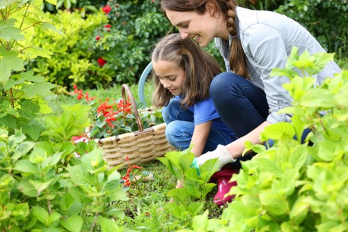 Accessible landscaping webpage on a tablet screen